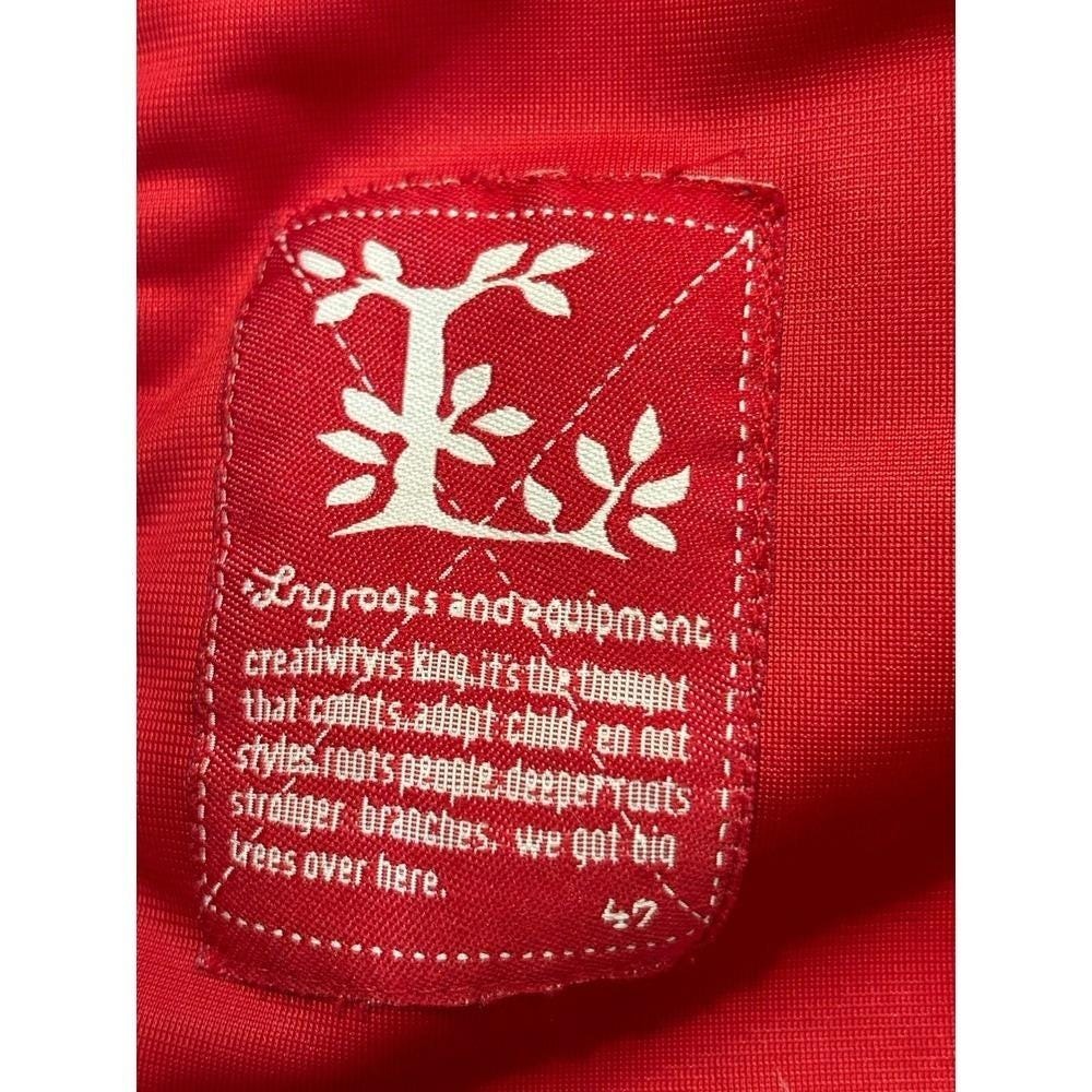 Vtg LRG Roots & Equipment jacket Red Embroidered Size XXL - Picture 9 of 13